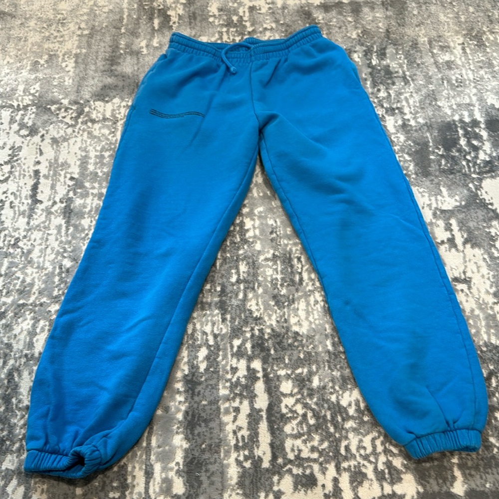 Pangaia turquoise blue sweatpants xs